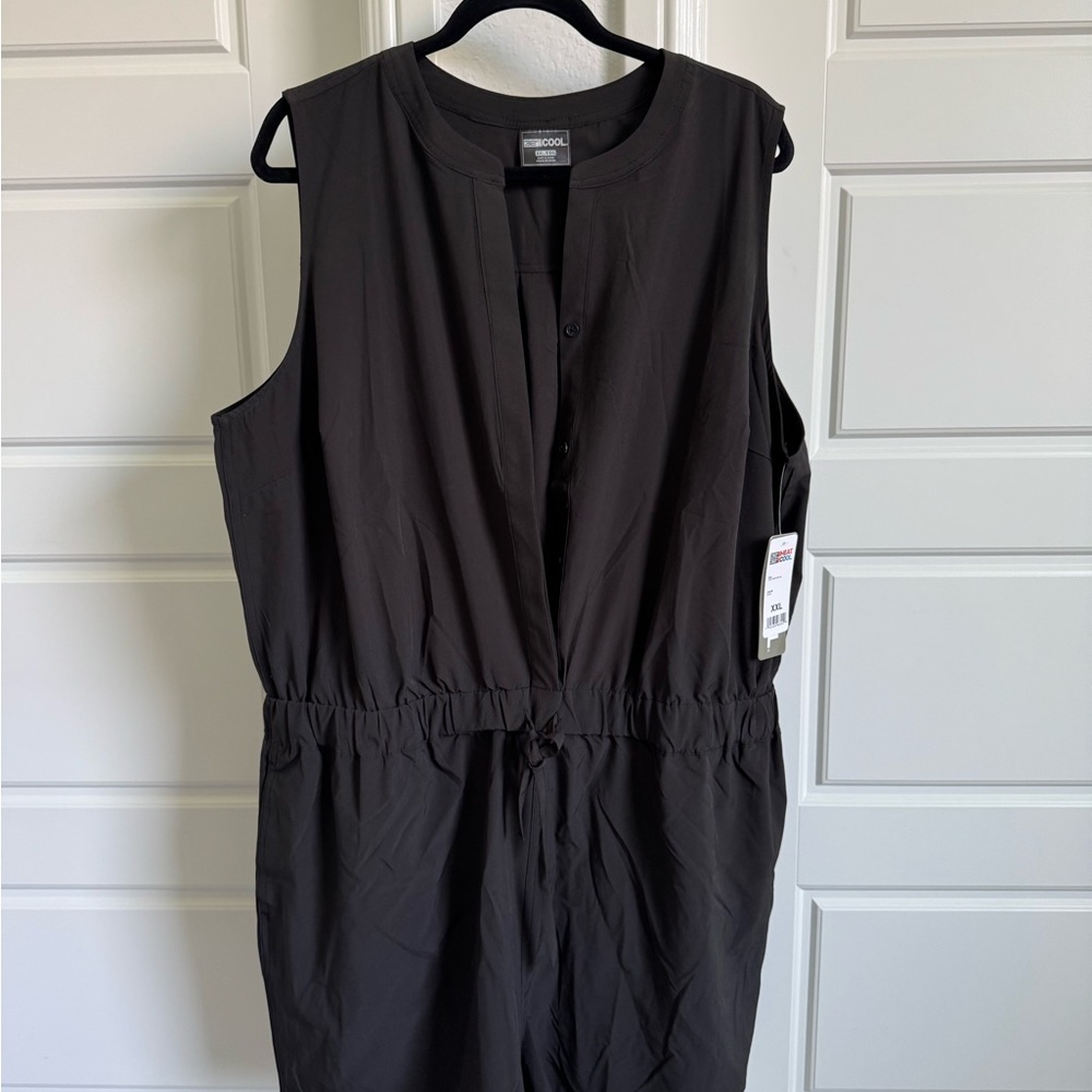 32 Degrees Black Sleeveless Jumpsuit